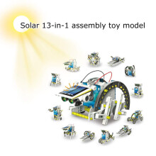 Robot solar 13 en 1 - Hazlo tú mismo multicolor, 32x7x20.2 cm