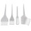 Σετ πινέλων εφαρμογής βαφής μαλλιών Balayage και ανταύγειες με μυτερή λαβή για τομές, 6