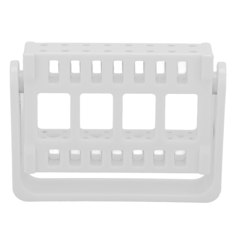Grinding Head Display Stand Nail Drill Bit Organizer with Plastic Material Exquisite Workmanship Saves Space in Professional Nail Salon and Home