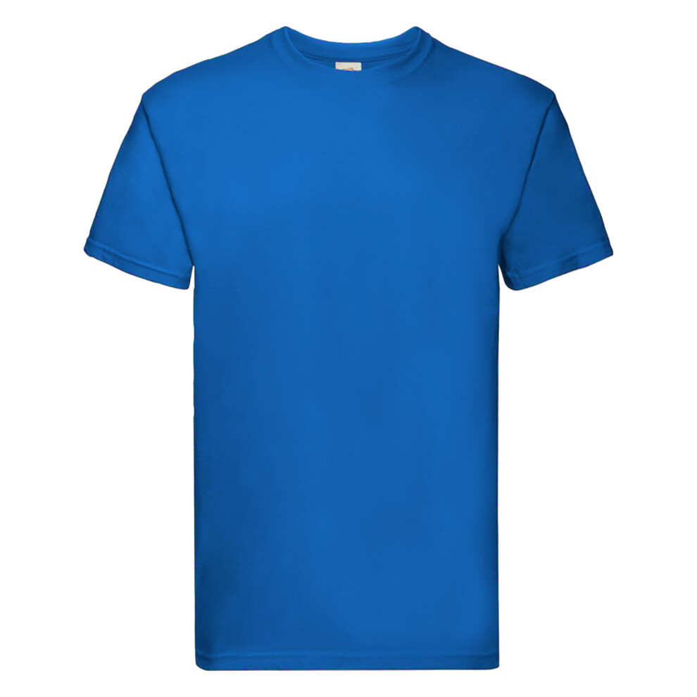 Fruit Of The Loom (Xl, Royal) Mens Super Premium Short Sleeve Crew Neck T-Shirt Multicoloured