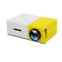 (As show, One size) Portable Mini Projector Home Party Meeting Theater Full Color LED LCD Projector