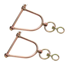 2PCS Stainless Steel Cow Nose Ring Livestock Traction Clamp for Cattle Management
