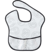 (As show, rope knot) baby waterproof saliva towel baby bib eating coverall