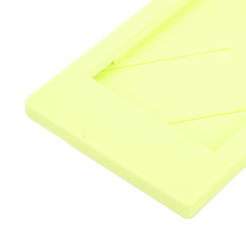 Yellow Plastic Stand Photo Frame for 3in Instax Mini Pictures Rectangle Shape 2