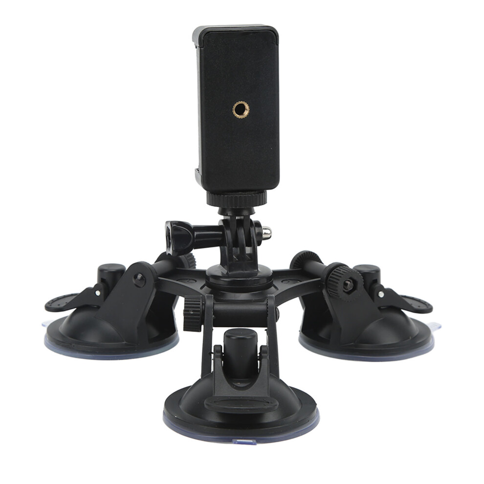 Vacuum Car Mount Tripod With Suction Cup For Phones & Action Cameras 5051375225746