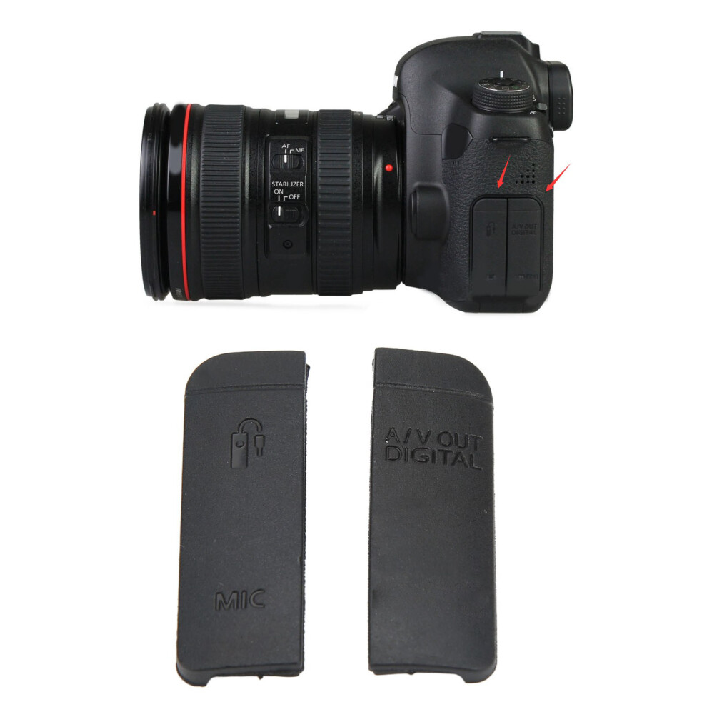 Hd Multimedia Interface Usb Cover For 6D Camera Rubber Side Door Data Protector 4631374962869
