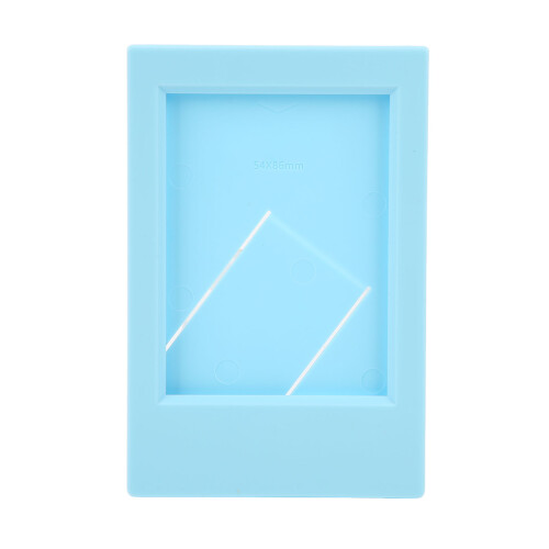 Sky Blue Plastic Rectangle Photo Frame for Instax Mini 3in Photos 1