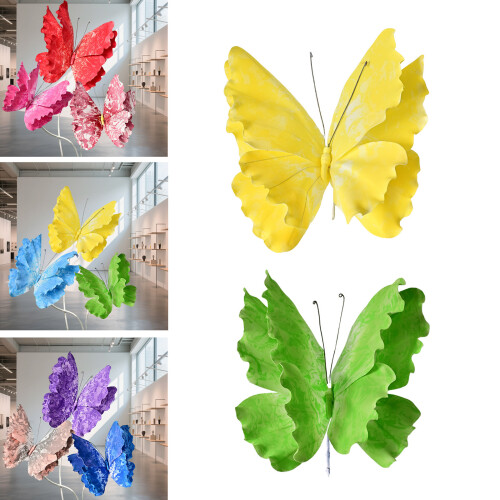Elegant Realistic Butterfly Plant Hanging For-Light Blue 1