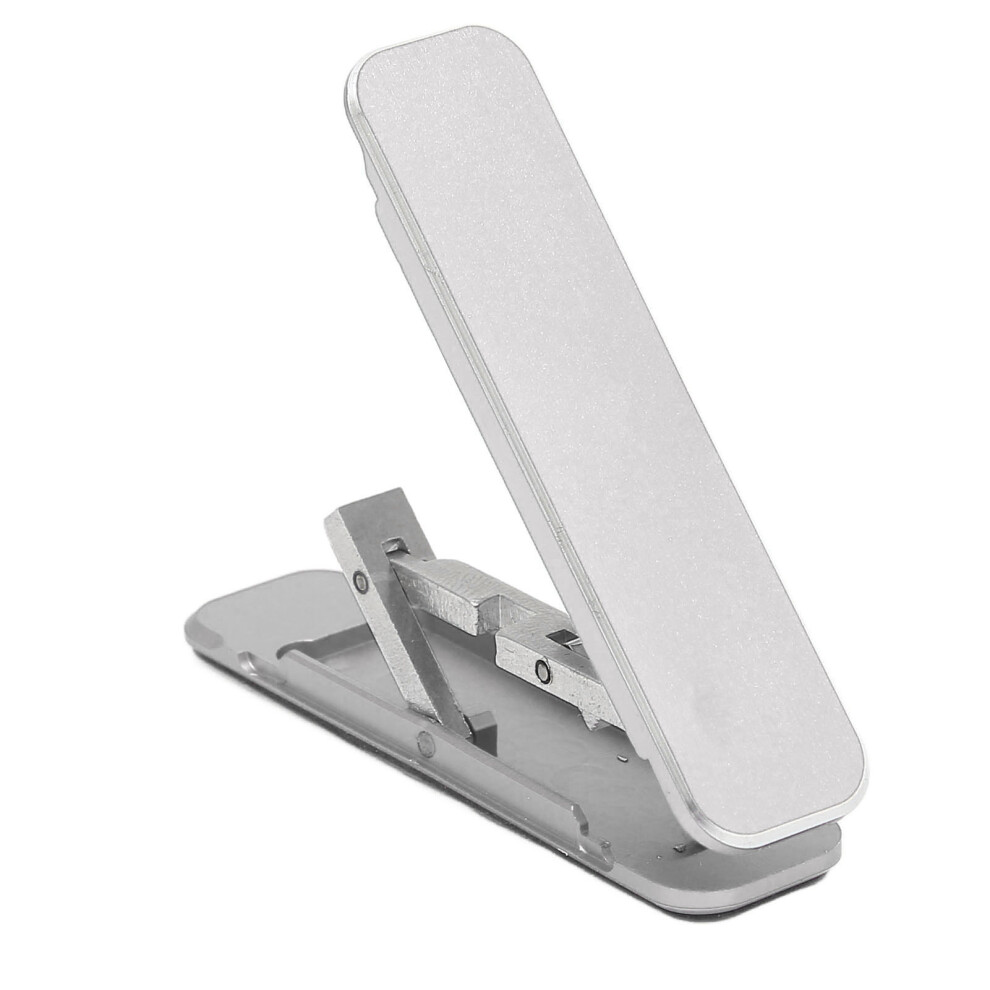 Multi Angle W-Shaped Metal Phone Stand For 4-8 Inch Smartphones, Silver 3061374785600