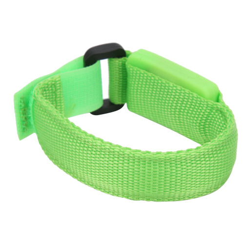 2cm LED Night Running Armband, Adjustable, Green, 24cm Stretch 2