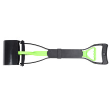 Foldable Long Handle Pet Waste Shovel for Easy Clean-Up (Green Black)