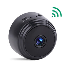 Magnetic Back Cover Mini Size Security Camera, 1080P Nightshot With Wide Viewing Angle, Supports Multiple Users And Loop Recording, Ideal For Home