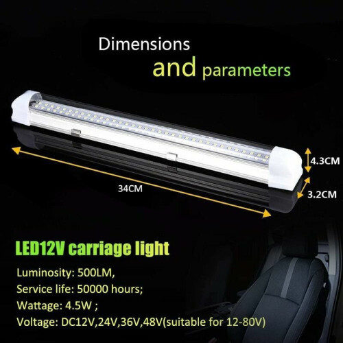Durable and Practical LED Lighting Solution for Vehicles, Premium and Sturdy Materials Ensure Good Workmanship, High Brightness with Easy Install LED 1