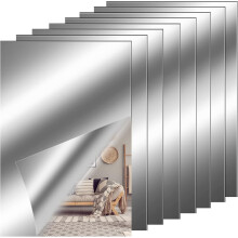 Reflexný efekt, vylepšenie priestoru, jednoduchá inštalácia, nesklenené zrkadlové dlaždice, krištáľovo čisté odrazy, flexibilné