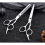 Tesoura de corte de cabelo com lâmina lisa e afiada, 15 cm (6 polegadas), com lâmina convexa e micro-serrilhas de precisão, para cortes fáceis e 4