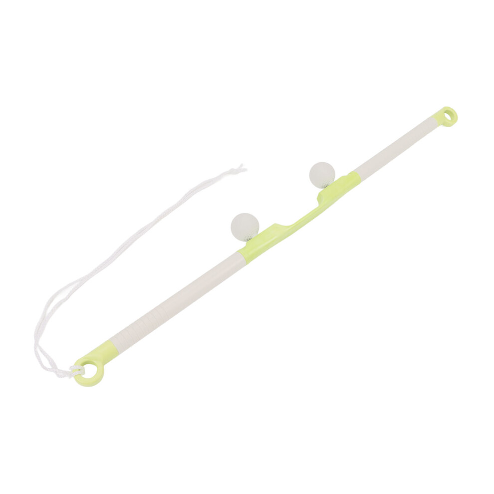 Yellow Detachable Handheld Dual Roller Neck Massager For Neck & Shoulders