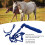 Blauer Polyesterseilhalfter für Pferdetraining und tägliches Reiten 3