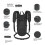 Sac à dos d'hydratation isolé - Étanche, 20L, 47cm, Noir 6