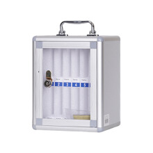 Aluminum Alloy Lockable Phone Container Wall Mounted-12 bits