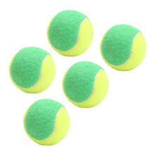 6cm Rubber Elastic Tennis Balls 5PCS for Anxiety Relief & Play Green