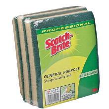 Scotch-brite No 74 Professional General Purpose Sponge Scourer 6pk