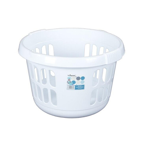 Wham Wham Round Laundry Basket Ice White 50L