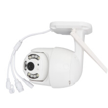 Wireless 3MP Outdoor Webcam with 360 Rotation, Dual Light, IP66 Resistance