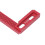 Lightweight Red Aluminum Alloy Carpenter Square, Right Angle Framing Ruler 6