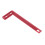 Lightweight Red Aluminum Alloy Carpenter Square, Right Angle Framing Ruler 15