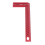 Lightweight Red Aluminum Alloy Carpenter Square, Right Angle Framing Ruler 14