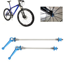 Blue Aluminum Alloy Bicycle Quick Release Skewers Set 185mm/225mm