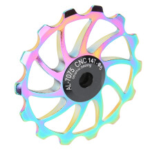 14T Aluminum Alloy Bike Pulley Wheel for Mountain & Folding Bikes