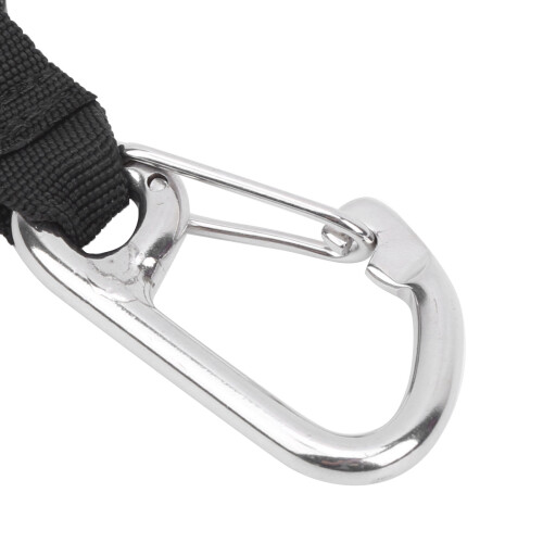 Portable Stainless Spring Rope Lanyard with Key Ring for BCD Gear 2