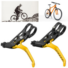 Fahrradbremshebel aus Aluminiumlegierung für Brompton 3sixty Mountainbike Gold
