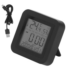 Kabelloser Temperatur- und Feuchtigkeitsmonitor mit universeller Infrarot-Fernbedienung, App-fähig, sprachgesteuert, kompatibel mit
