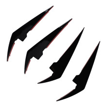 4 piezas de canards delanteros para G20/G21 Serie 3 2023+ Negro