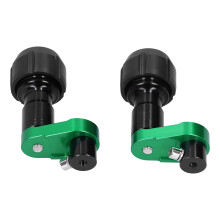 Motorcycle Frame Sliders Side Guard Bar for Ninja400 2017-2018 CNC Aluminum Green Black