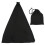 Speaker Stand Cover Cloth 3-Sided Protective Case Black 360 Wrap 2