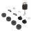 12Pcs Cymbal Felt Sleeves & Wing Nuts Kit, Gray, 4cm 1