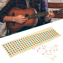 4Pcs Waterproof Guitar Fretboard Stickers for Beginners, 25.5 x 7cm