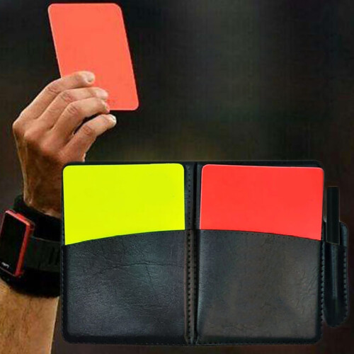 Complete Soccer Referee Card Set with Pen and Record Paper 2