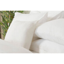 (One Size, White) Belledorm Faux Suede Filled Cushion