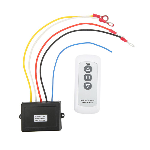 Universal Wireless Winch Remote Control Kit 75ft | 12V/24V 1