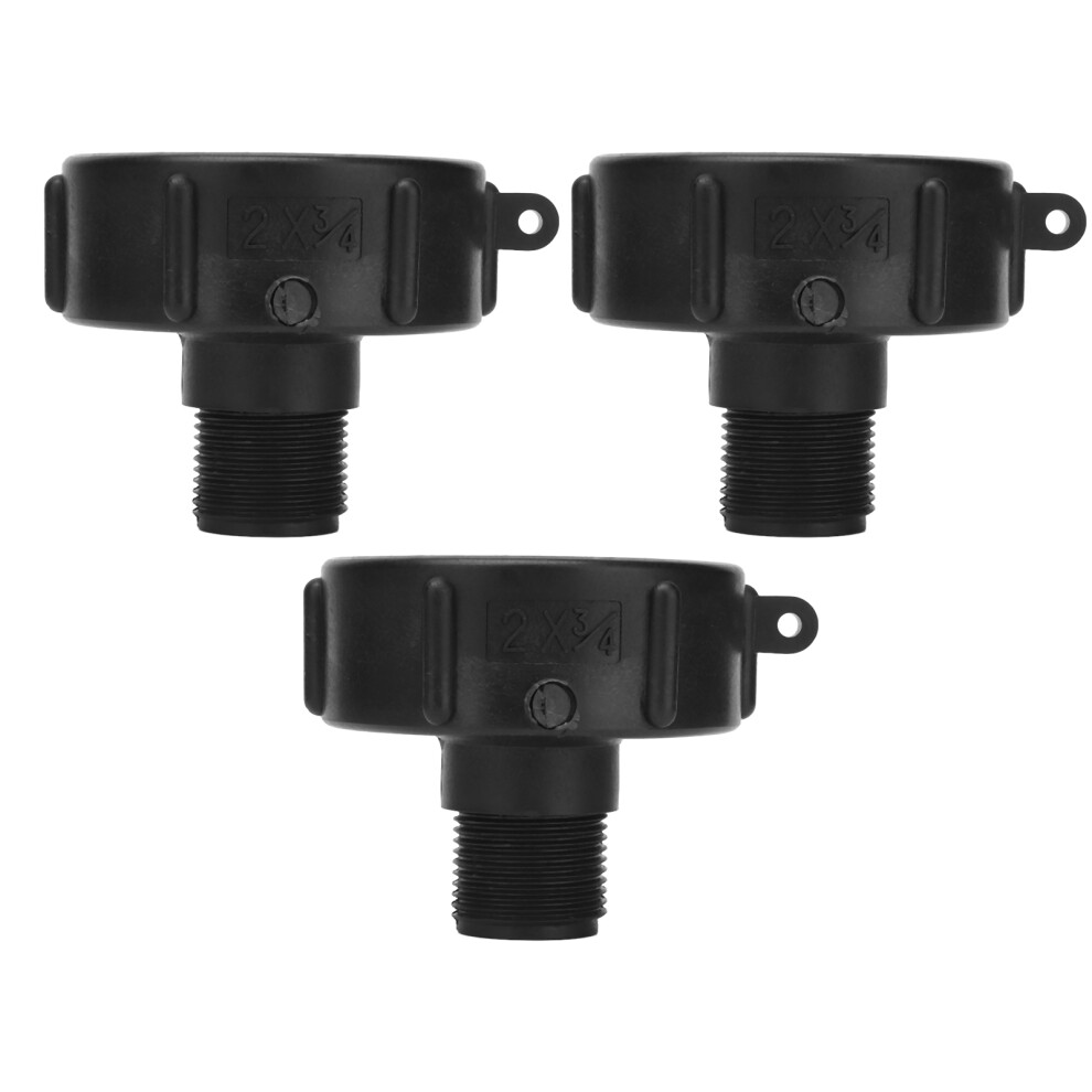 Drain Adapter For Ibc Tote Water Tanks, Npt Fine Thread Pipe Connector With Gasket Seals Food Grade Drain Fittings, Leak Proof & Corrosion Resistant 9464372395576