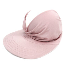 Cappellino con visiera parasole da donna, protezione UV, tesa larga, leggero e traspirante, con design a parte superiore cava, pieghevole, ideale per