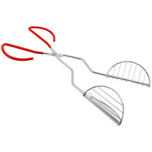Pince en acier antirouille durable d'ustensiles de-Rouge