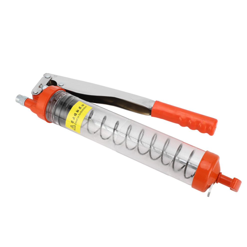 Heavy Duty Grease Gun Set 600Cc 12000Psi High Pressure Manual Transparent 3541376210916