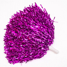 Pompom di cheerleading in plastica riutilizzabile, 30x4x2 cm, pallina da 50 g