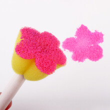 4/5 Stück Kinder Schwamm Malerrollen Pinsel, 8,5-13 cm, Zufällige Farben