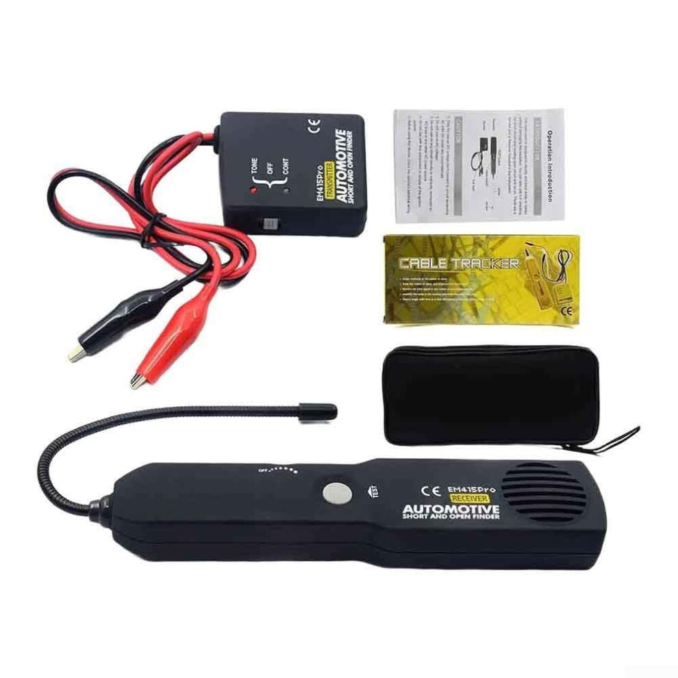 Automotive Circuit Scanner Digital Car Wire Tester Diagnostic Tool For Vehicle Short Open Circuit Finder With Test Cables Storage Bag 9426802556957